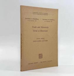 【ドイツ語・フランス語・英語洋書】Truth and historicity（真理と歴史性）