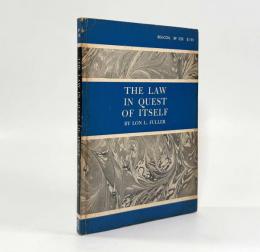 【洋書】The law in quest of itself〈Beacon series in classics of the law〉（自己を探求する法）