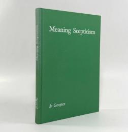 【洋書】Meaning scepticism〈Grundlagen der Kommunikation und Kognition〉（意味への懐疑：コミュニケーションと認知の基礎）