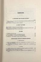 【フランス語洋書】La Réforme des études de droit le droit naturel〈Archives de philosophie du droit〉（法学研究の改革と自然法）