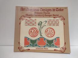 Art nouveau designs in color