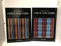 A DESIGN SOURCE BOOK CHECK AND STRIPE　全2冊揃