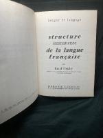 Structure Immanente de la Langue Francaise