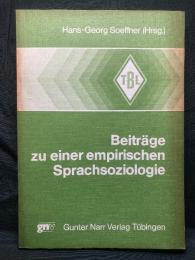 Beitraege zu Einer Empirischen Sprachsoziologie