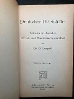 Deutscher Briefsteller ; Leitfaden der Deutschen Privat- und Handelskorrespondenz