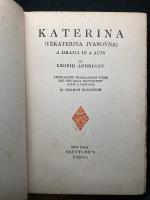 KATERINA (YEKATERINA IVANOVNA)  
A DRAMA IN 4 ACTS