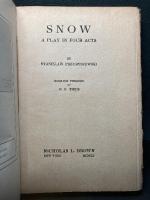 SNOW  A PLAY IN FOUR ACTS
