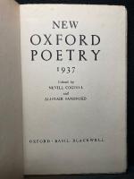 NEW OXFORD POETRY 1937