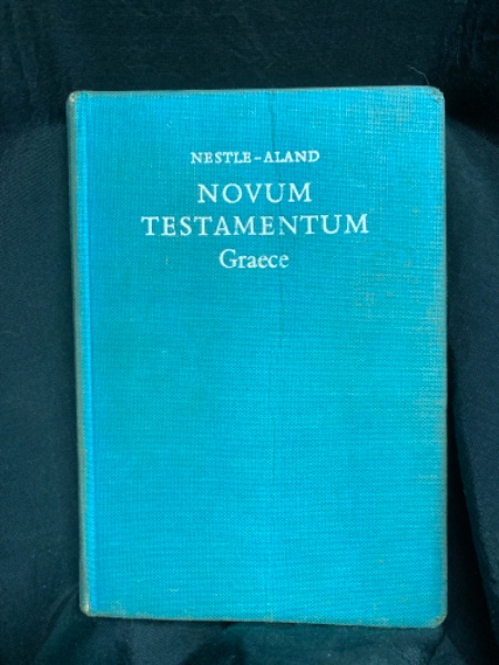 NOVUM TESTAMENTUM ギリシャ語とドイツ語　古書　新約聖書 NOVUM TESTAMENTUM ギリシャ語とドイツ語 古書 新約聖書 NOVUM