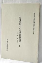 愛知県歴史の道調査報告書