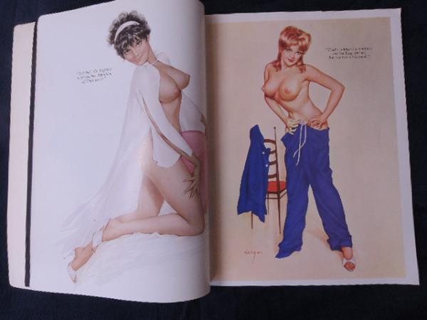 【状態良好】PLAYBOY'S VARGAS GIRLS 画集 (イラスト by アルベルト・バルガス//「バーガ・ガール」）おまけ付き Playboy\u0027s Vargas Girls In Full Color - (50 Years of Classic Vargas Art