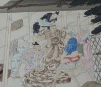 佛師図　複製木版画