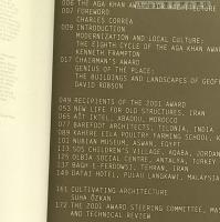 Modernity and Community: Architecture in the Islamic World