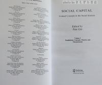 SOCIAL CAPITAL　Ⅰ～Ⅳ
