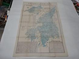 「大阪府下洪水澱川沿岸被害細図」　　79×54