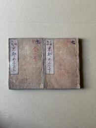 京城勝覧　天明再板　京都めぐ里 上下　2冊
