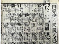 四聲伊呂波韻大成　3巻合本1冊