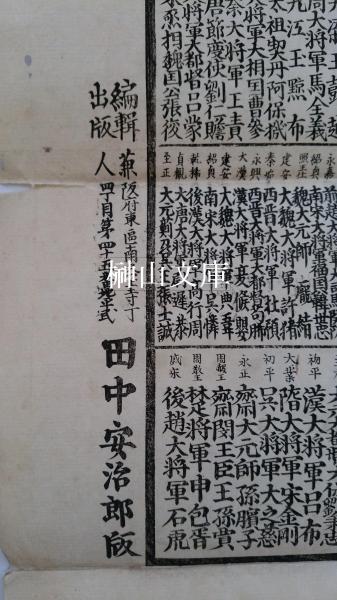 改正大新版 倭漢開闢 英勇高名録 （英雄豪傑武者競） / 榊山文庫 