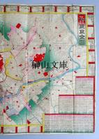 明治改正　東京全圖　MAP OF TOKYO　奎■閣蔵　■＝日＋軍