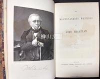 The miscellaneous writings of Lord Macaulay vol Ⅰ・Ⅱ