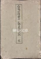 白鳥山康楽寺西仏上人日次記　（白鳥山日次記述意）