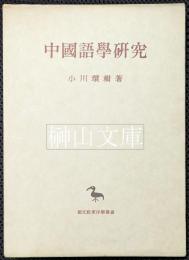 中国語学研究　創文社東洋学叢書