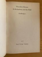【インゼル文庫983】Theodore Dreiser St.Kolumban und der Fluß 
セオドア・ドライサー/アメリカの作家