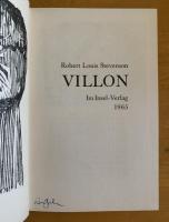 【インゼル文庫234】Robert Louis Stevenson VILLON ロバート・ルイス・スティーヴンソン/木版画