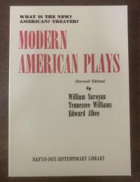 MODERN AMERICAN PLAYS〈Nan'un-do's Contemporary Library〉