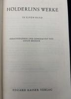 【ドイツ語洋書】HÖLDERLINS WERK／ヘルダーリンの作品