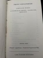 【ドイツ語洋書】フランツ・グリルパルツァー著作集『Sämtliche Werke』