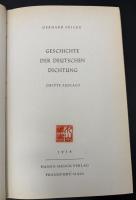 【ドイツ語洋書】『ドイツ文学史』（Geschichte der deutschen Dichtung）
