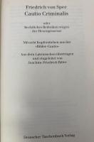 【ドイツ語洋書】『魔女裁判への警告』（Cautio Criminalis）