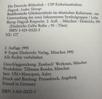 【ドイツ語洋書】Buddhistische Glückssymbole im tibetischen Kulturraum（チベット文化圏における仏教の幸運のシンボル）