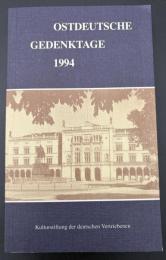 【ドイツ語洋書】Ostdeutsche Gedenktage 1994: Persönlichkeiten und historische Ereignisse (1994年 東ドイツ記念日：人物と歴史的出来事)