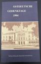 【ドイツ語洋書】Ostdeutsche Gedenktage 1994: Persönlichkeiten und historische Ereignisse (1994年 東ドイツ記念日：人物と歴史的出来事)