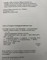 【英語洋書】『Knowledge Structures in Close Relationships: A Social Psychological Approach』：親密な関係における知識構造：社会心理学的アプローチ