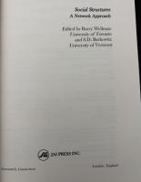 【英語洋書】『Social Structures: A Network Approach』
