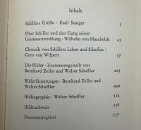 【ドイツ語洋書】『Schillers Leben und Werk in Daten und Bildern（シラーの生涯と作品：データと図版による記録）』。