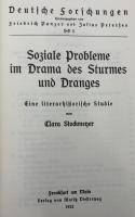 【ドイツ語洋書】Soziale Probleme im Drama des Sturmes und Dranges（シュトゥルム・ウント・ドラング（疾風怒濤）の戯曲における社会問題）