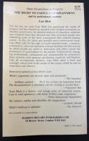 【英語洋書】『創造的失業の権利』『The Right to Useful Unemployment and Its Professional Enemies』