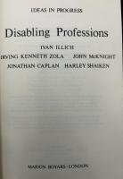 【英語洋書】『Disabling Professions』『専門家時代の幻想』