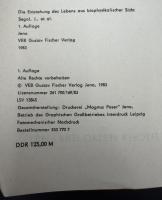 【ドイツ語洋書】『Die Entstehung des Lebens aus biophysikalischer Sicht』 『生物物理学的視点から見た生命の起源』