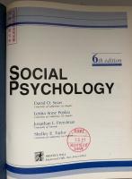 【英語洋書】『Social Psychology』社会心理学