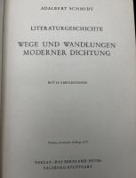 【ドイツ語洋書】『Literaturgeschichte: Wege und Wandlungen moderner Dichtung』『文学史 ― 現代詩（文学）の軌跡と変遷』