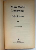 【英語洋書】『Man Made Language（男が作った言葉）』