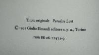 【英伊対訳】『Paradiso perduto』『失楽園』