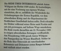 【ドイツ語洋書】『Rede über Österreich（オーストリアに関する演説）』