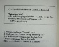 【ドイツ語洋書】『Adel und Untergang（高貴と没落）』