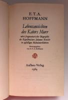 【ドイツ語洋書】Lebens-Ansichten des Katers Murr（牡猫ムルの人生観）